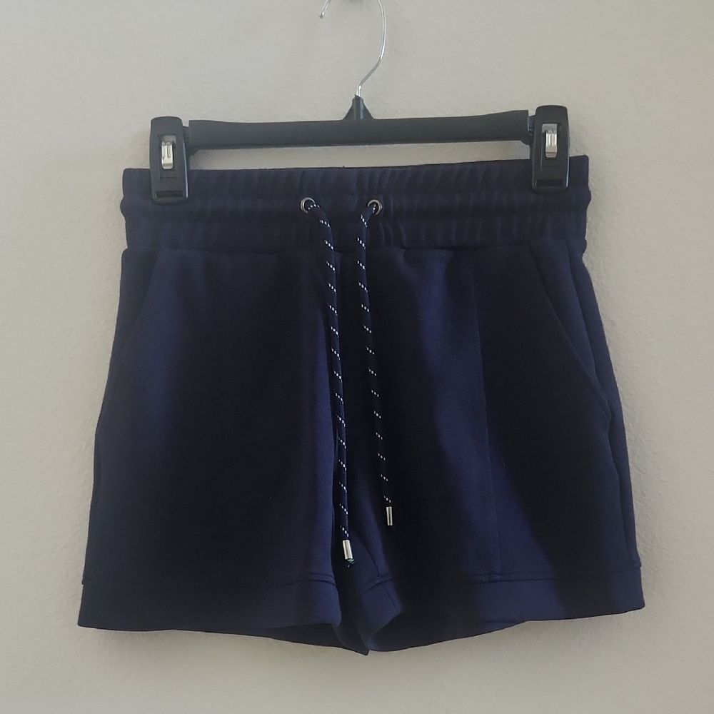 Cable And Gauge Studio Navy Blue Women's Shorts